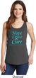 Ladies Prostate Cancer Hope Love Cure Tank Top