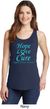 Ladies Prostate Cancer Hope Love Cure Tank Top