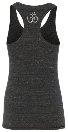 Ladies Racerback Yoga Tank Top - Aum Neck Print