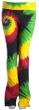 Ladies Rasta Colors Tie Dye Pants