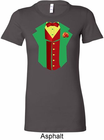 Ladies Rasta Vest Tuxedo Longer Length Shirt