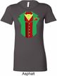 Ladies Rasta Vest Tuxedo Longer Length Shirt