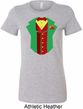 Ladies Rasta Vest Tuxedo Longer Length Shirt