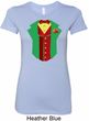 Ladies Rasta Vest Tuxedo Longer Length Shirt