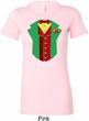 Ladies Rasta Vest Tuxedo Longer Length Shirt