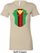Ladies Rasta Vest Tuxedo Longer Length Shirt