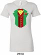 Ladies Rasta Vest Tuxedo Longer Length Shirt