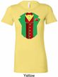Ladies Rasta Vest Tuxedo Longer Length Shirt