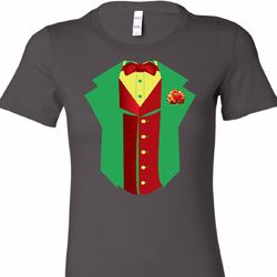 Ladies Rasta Vest Tuxedo Longer Length Shirt
