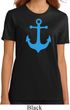 Ladies Sailing Shirt Blue Anchor Organic Tee T-Shirt
