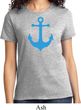 Ladies Sailing Shirt Blue Anchor Tee T-Shirt