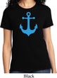 Ladies Sailing Shirt Blue Anchor Tee T-Shirt