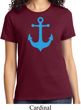 Ladies Sailing Shirt Blue Anchor Tee T-Shirt