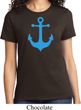 Ladies Sailing Shirt Blue Anchor Tee T-Shirt