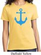 Ladies Sailing Shirt Blue Anchor Tee T-Shirt