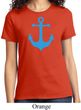 Ladies Sailing Shirt Blue Anchor Tee T-Shirt