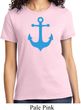Ladies Sailing Shirt Blue Anchor Tee T-Shirt