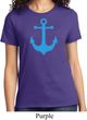 Ladies Sailing Shirt Blue Anchor Tee T-Shirt