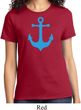 Ladies Sailing Shirt Blue Anchor Tee T-Shirt