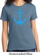 Ladies Sailing Shirt Blue Anchor Tee T-Shirt