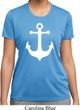 Ladies Sailing Shirt White Anchor Moisture Wicking Tee