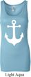 Ladies Sailing Tanktop White Anchor Longer Length Tank