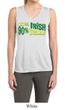 Ladies Shirt 10% Irish 90% Drunk Moisture Wicking Sleeveless Tee