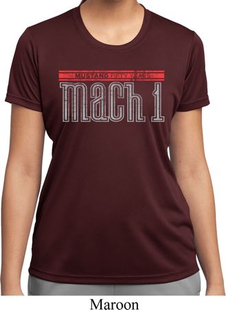 Ladies Shirt 50 Years Mach 1 Moisture Wicking Tee T-Shirt
