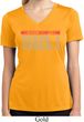 Ladies Shirt 50 Years Mach 1 Moisture Wicking V-neck Tee