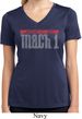 Ladies Shirt 50 Years Mach 1 Moisture Wicking V-neck Tee