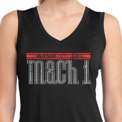 Ladies Shirt 50 Years Mach 1 Sleeveless Moisture Wicking Tee