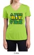 Ladies Shirt A Wee Bit Irish Moisture Wicking V-neck Tee T-Shirt
