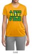 Ladies Shirt A Wee Bit Irish Shamrock Moisture Wicking Tee T-Shirt
