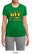 Ladies Shirt A Wee Bit Irish Shamrock Moisture Wicking Tee T-Shirt