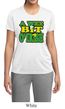 Ladies Shirt A Wee Bit Irish Shamrock Moisture Wicking Tee T-Shirt