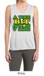 Ladies Shirt A Wee Bit Irish Shamrock Sleeveless Moisture Wicking Tee