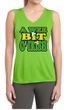 Ladies Shirt A Wee Bit Irish Shamrock Sleeveless Moisture Wicking Tee
