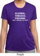 Ladies Shirt Alcohol Tobacco Firearms ATF Moisture Wicking Tee T-Shirt