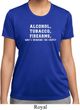 Ladies Shirt Alcohol Tobacco Firearms ATF Moisture Wicking Tee T-Shirt