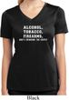 Ladies Shirt Alcohol Tobacco Firearms ATF Moisture Wicking V-neck Tee