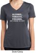 Ladies Shirt Alcohol Tobacco Firearms ATF Moisture Wicking V-neck Tee