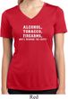 Ladies Shirt Alcohol Tobacco Firearms ATF Moisture Wicking V-neck Tee