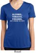 Ladies Shirt Alcohol Tobacco Firearms ATF Moisture Wicking V-neck Tee