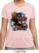 Ladies Shirt American By Birth Moisture Wicking Tee T-Shirt