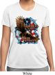 Ladies Shirt American By Birth Moisture Wicking Tee T-Shirt