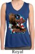 Ladies Shirt American By Birth Sleeveless Moisture Wicking Tee