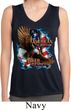 Ladies Shirt American By Birth Sleeveless Moisture Wicking Tee