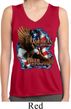 Ladies Shirt American By Birth Sleeveless Moisture Wicking Tee