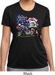 Ladies Shirt American Pride Motorcycle Moisture Wicking Tee T-Shirt