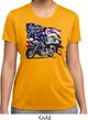 Ladies Shirt American Pride Motorcycle Moisture Wicking Tee T-Shirt